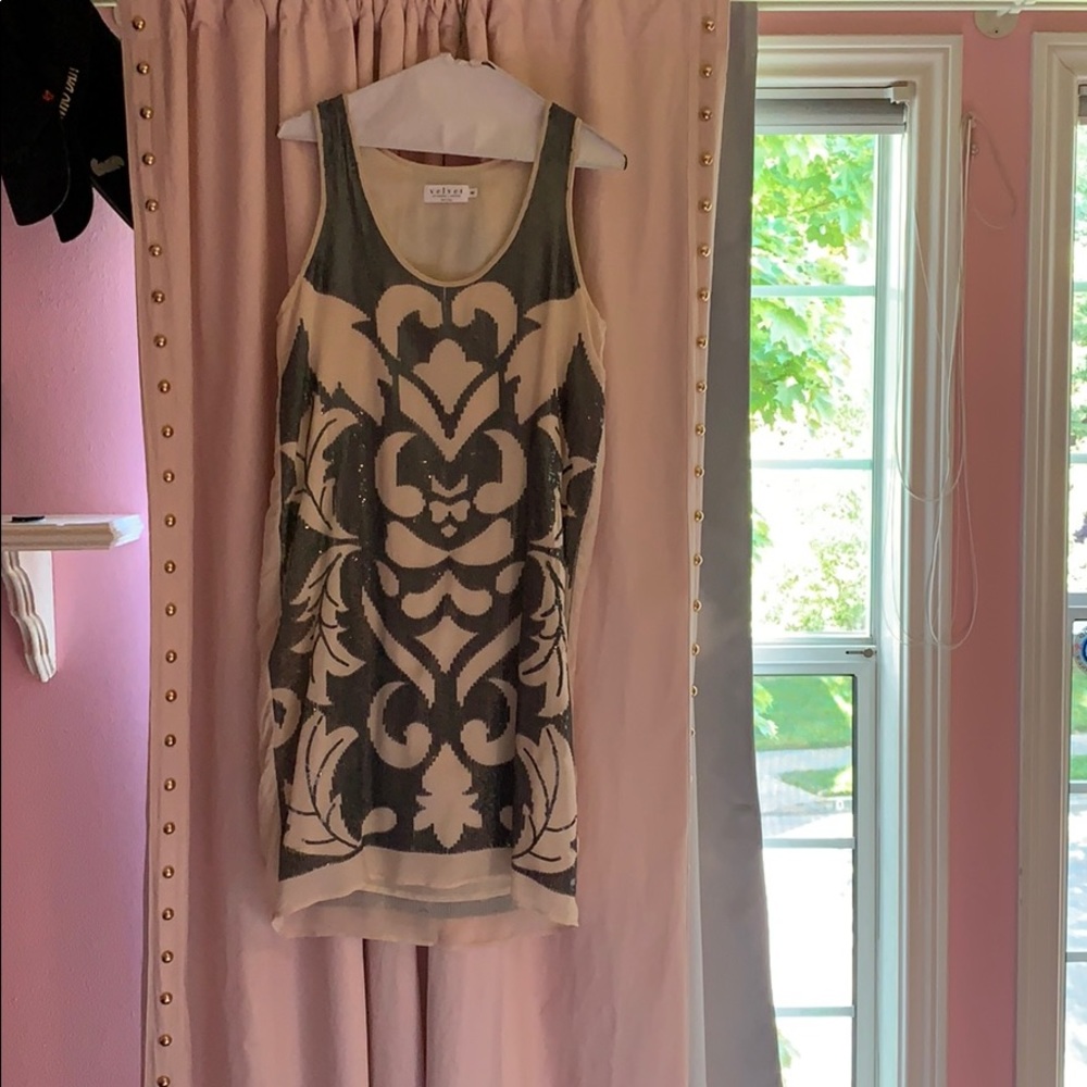Velvet by Graham and Spencer nude dress